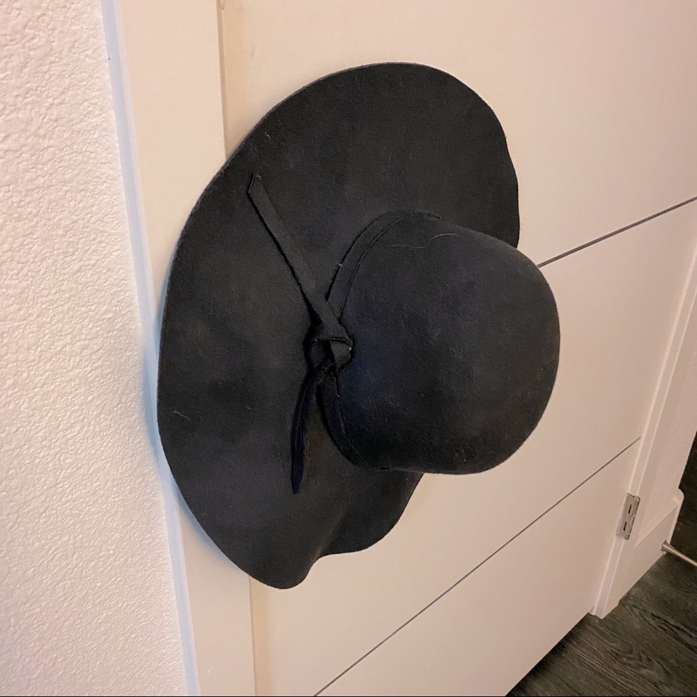 Black Suede Hat